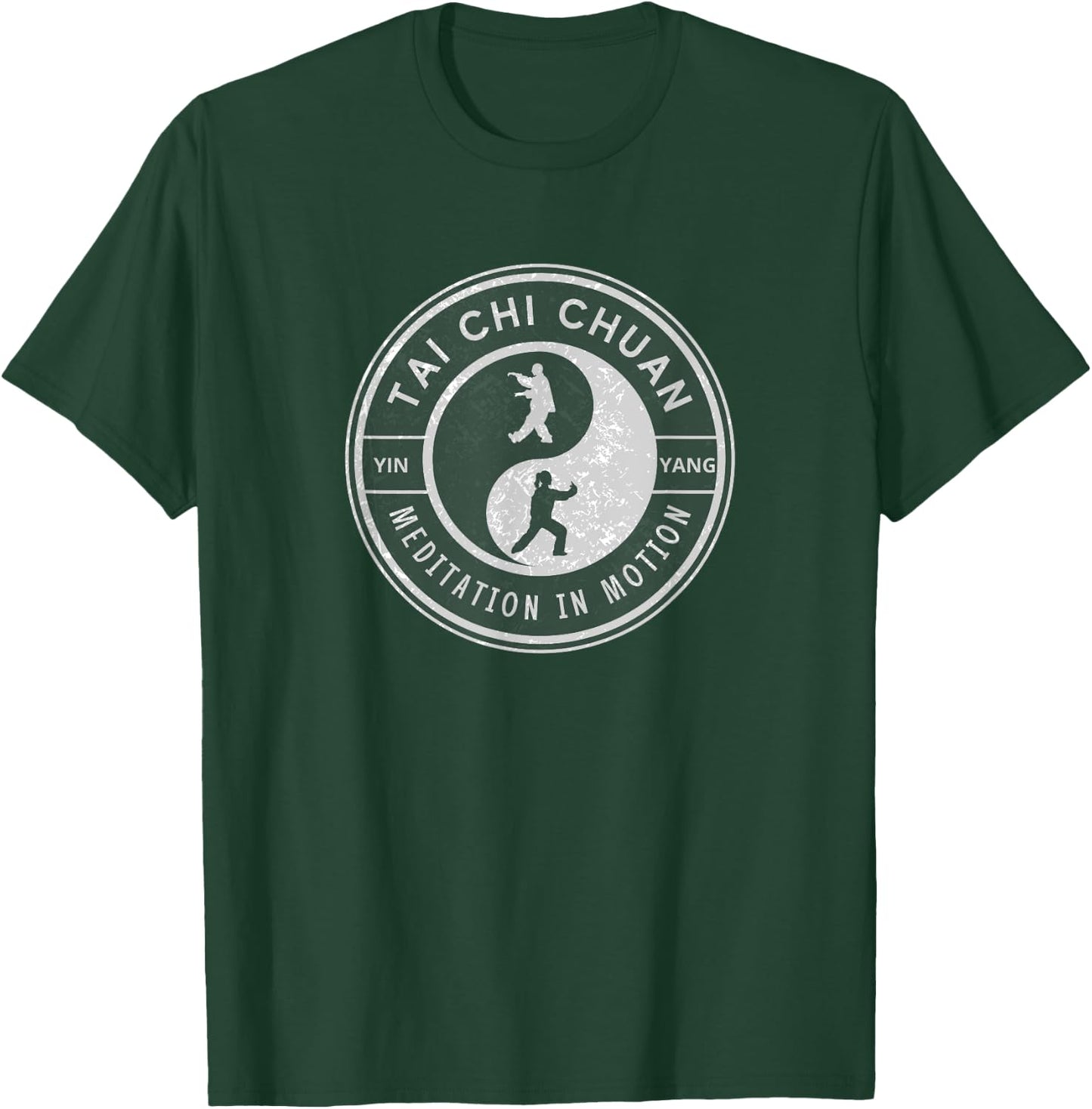 Tai Chi Chuan, Yin Yang, Meditation in Motion T-Shirt - T-Shirt | Forest