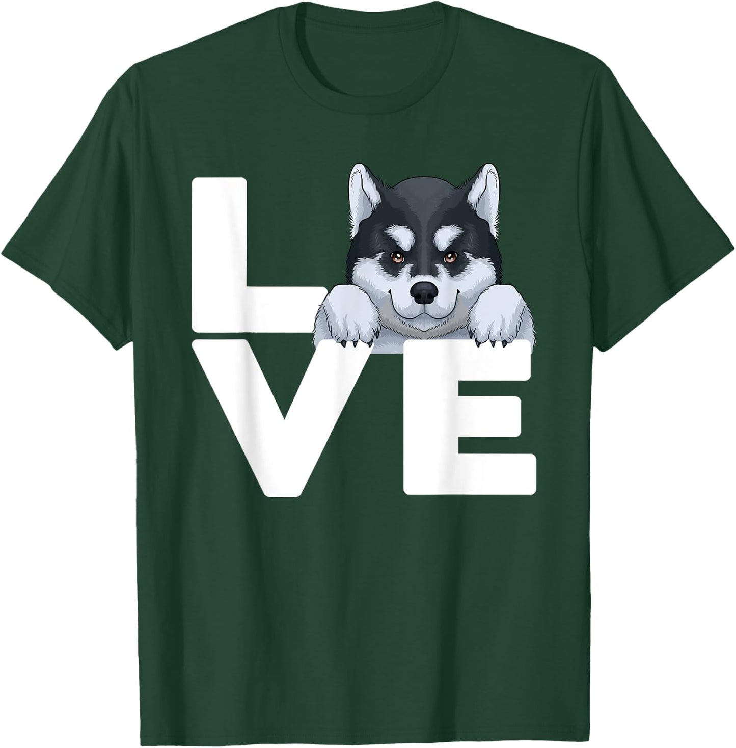 Best Siberian Husky Women Huskies Dog Owner Lover T-Shirt - T-Shirt | Forest