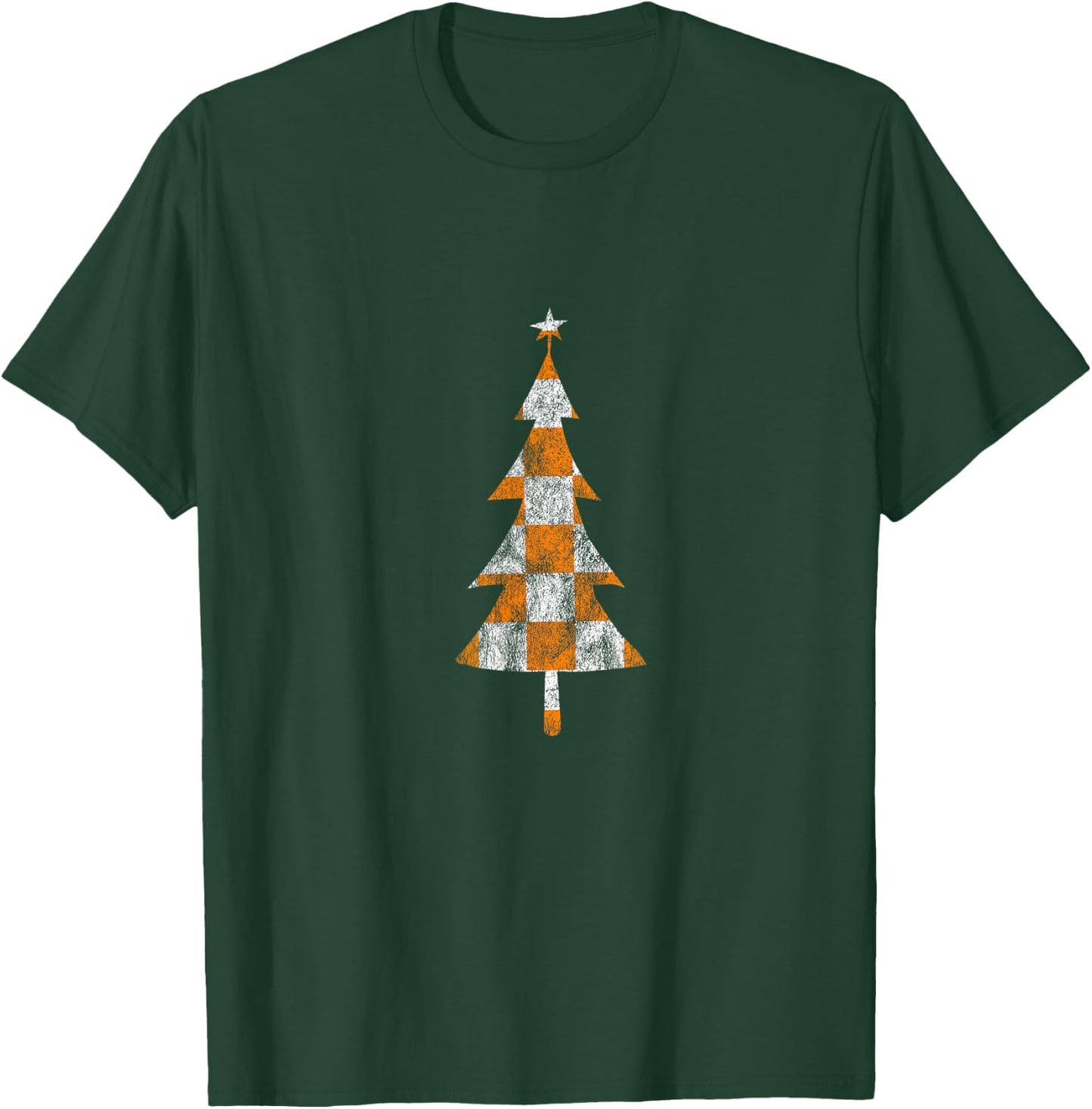 Tennessee State Flag Home Shirt Co. Tennessee Christmas Trees - Black, Small, -Adults, Short Sleeve, , Classic Fit, Cotton 60% Polyester 40% T-Shirt - T-Shirt | Forest