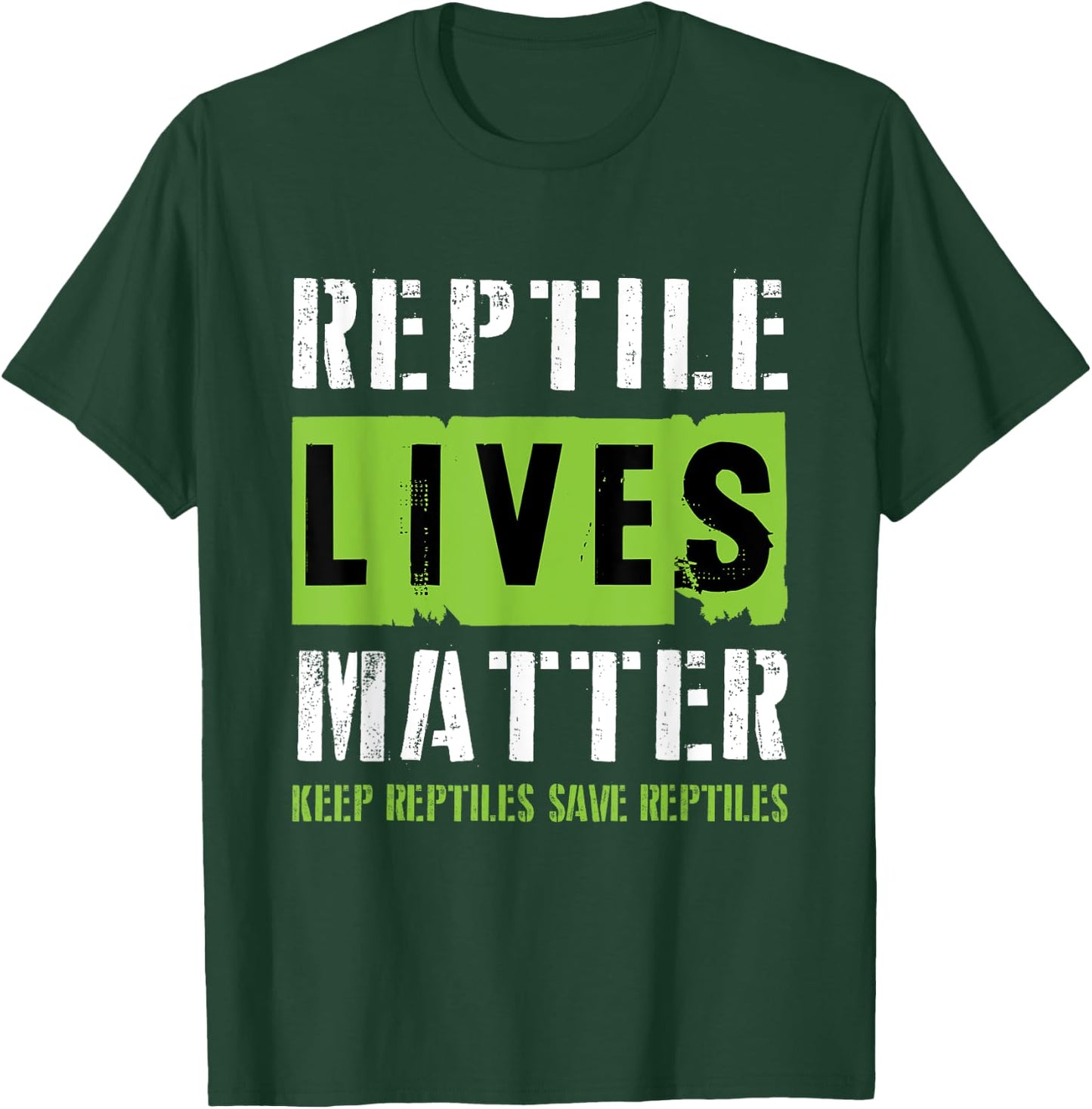 Reptile Lives Matter - Bearded Dragon Reptile Lizard Lover T-Shirt - T-Shirt | Forest