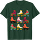 Retro Rollerskates 80's Derby Roller Skating for Teen Girls T-Shirt - T-Shirt | Forest