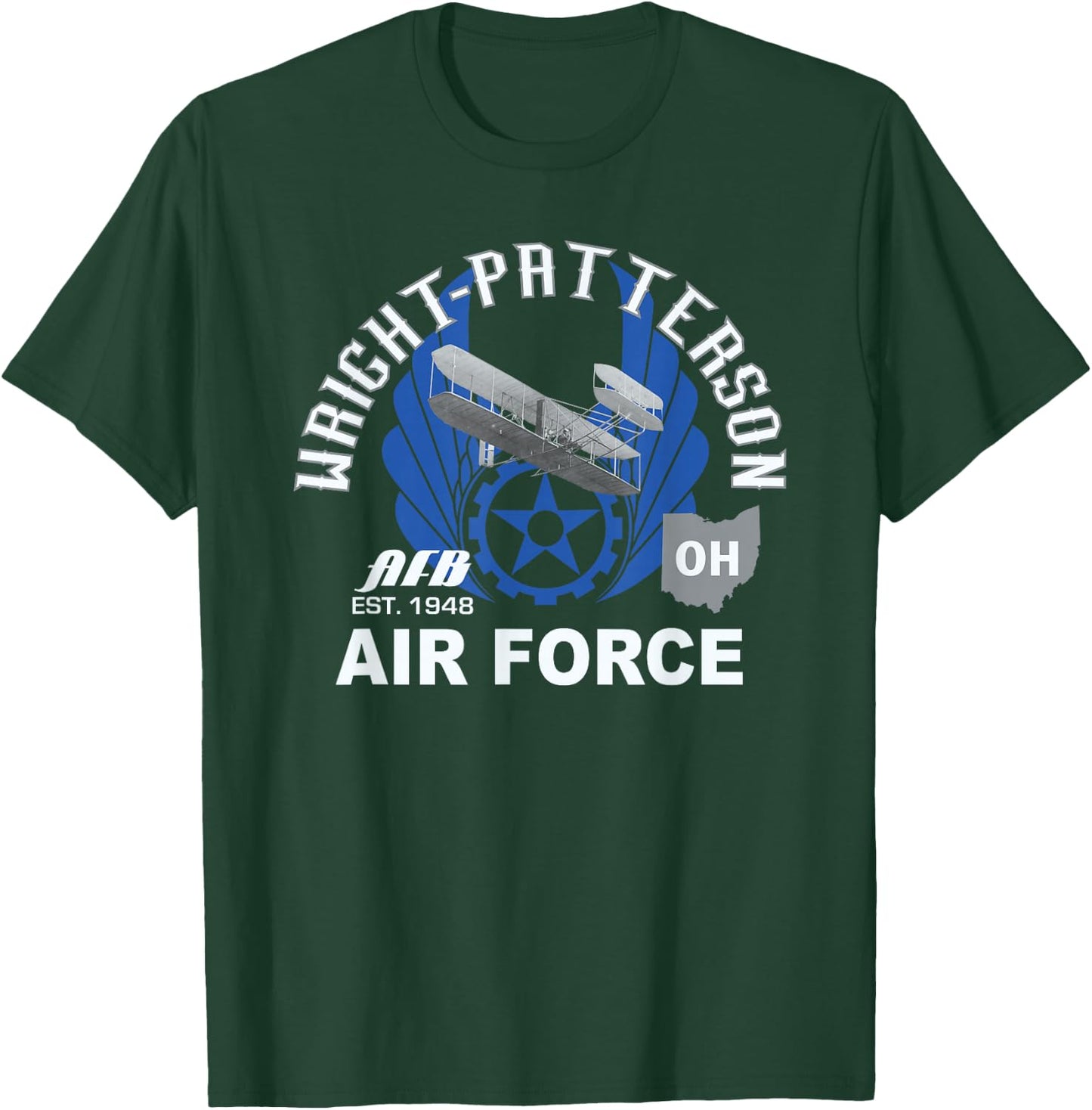 Wright Patterson Afb Air Force T-Shirt - T-Shirt | Forest