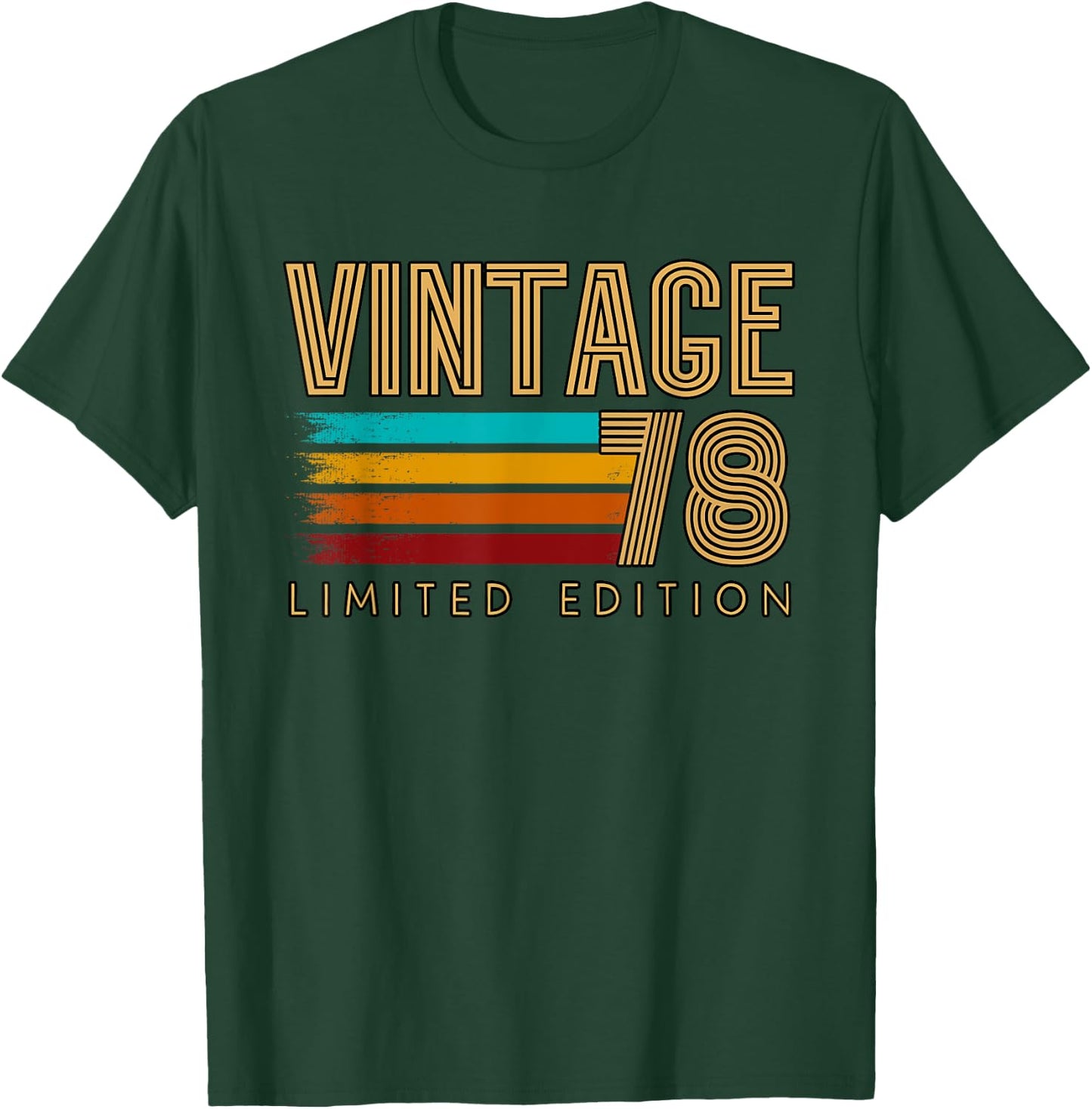 1978 Birthday Vintage 78 T-Shirt - T-Shirt | Forest