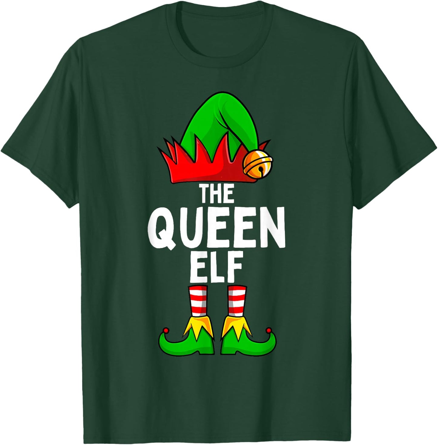 Queen Elf Matching Family Christmas Women T-Shirt - T-Shirt | Forest
