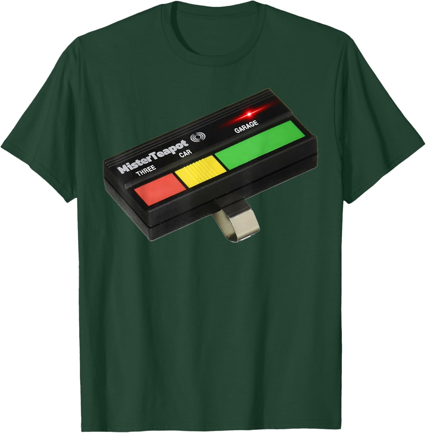 Three Car Garage (3CG Tricolor Remote Control) Mister Teapot T-Shirt - T-Shirt | Forest