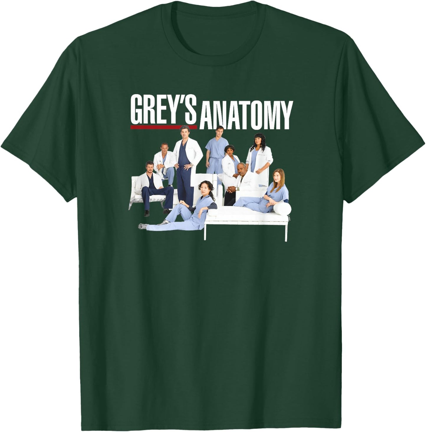 Grey's Anatomy Group with Logo T-Shirt - T-Shirt | Forest
