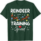 Christmas Running Reindeer Runner Training Squad Team T-Shirt - T-Shirt | Forest