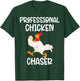 Professional Chicken Chaser Funny Farm Farmer Kids Running T-Shirt - T-Shirt | Forest