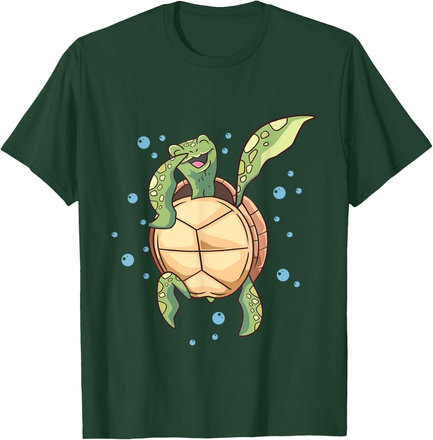 Dabbing Turtle - Reptile Lover Zoologist Zoology Sea Animal T-Shirt - T-Shirt | Forest