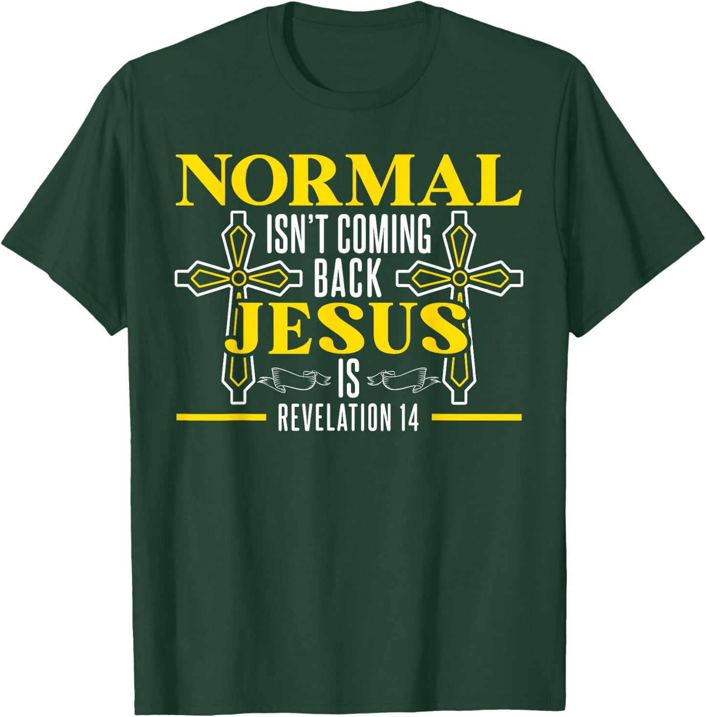 Bible Jesus Christ Religious Pastor Christian Believer T-Shirt - T-Shirt | Forest
