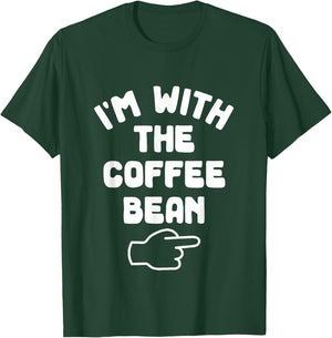I'm with Coffee Bean Funny Casual Halloween Costume T-Shirt - T-Shirt | Forest