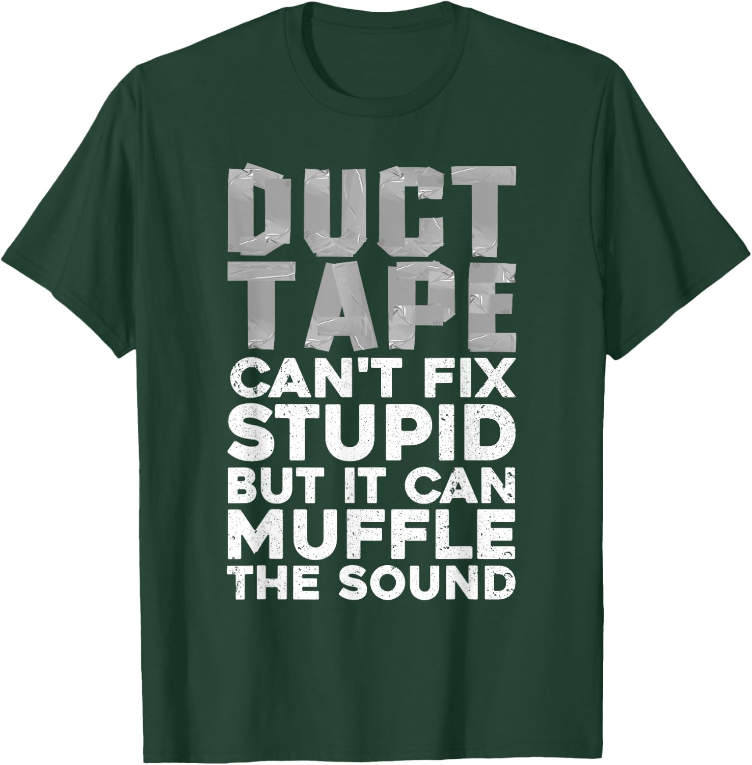 Cool Duct Tape Art Women Handyman Duct Tape Lover T-Shirt - T-Shirt | Forest