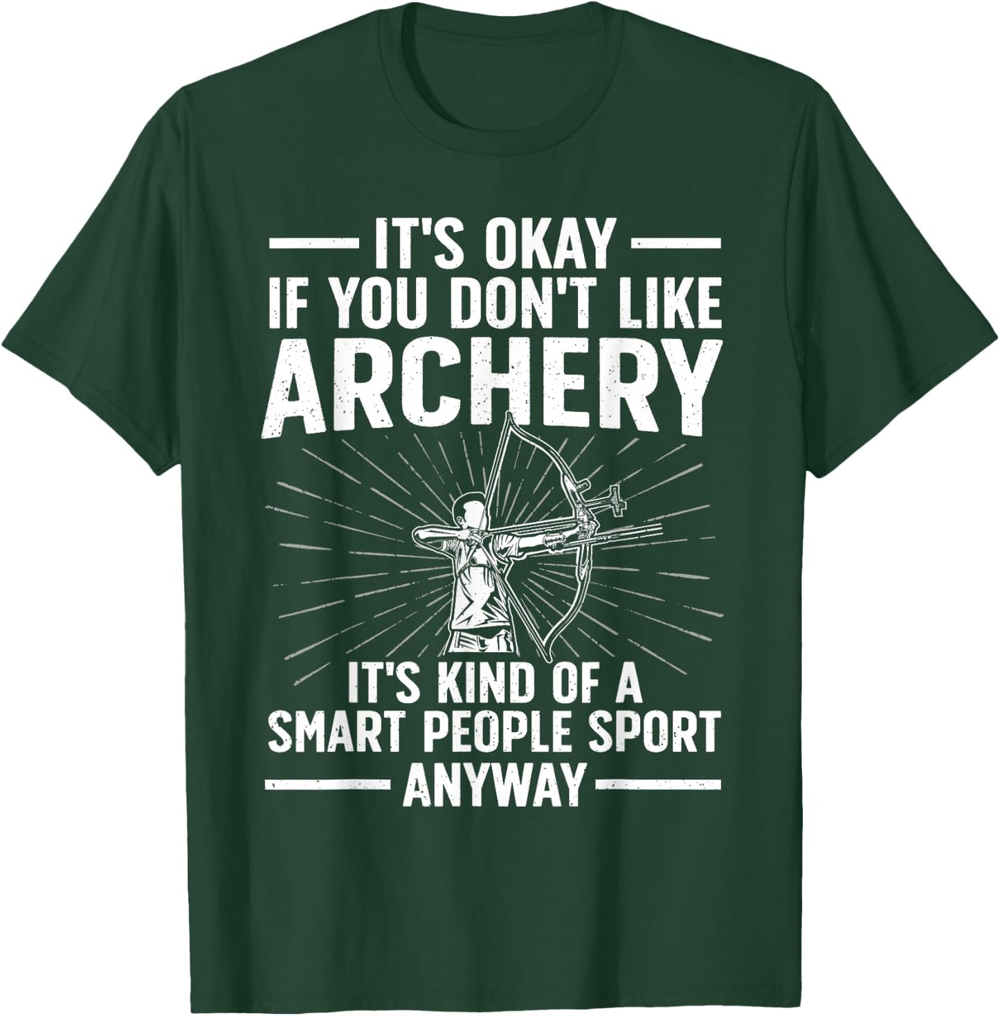 Cute Archery Design Women Archer Bow Archery Lover T-Shirt - T-Shirt | Forest