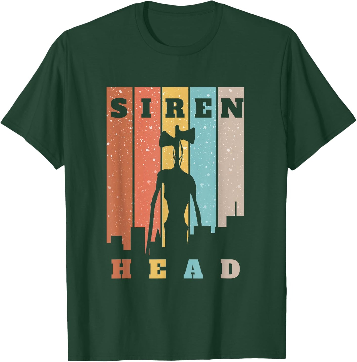 Monster with Sirens for Heads over City / Kids Horror T-Shirt - T-Shirt | Forest