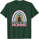 Mother's Day Blessed To Be Called Momma Boho Rainbow Momma T-Shirt - T-Shirt | Forest