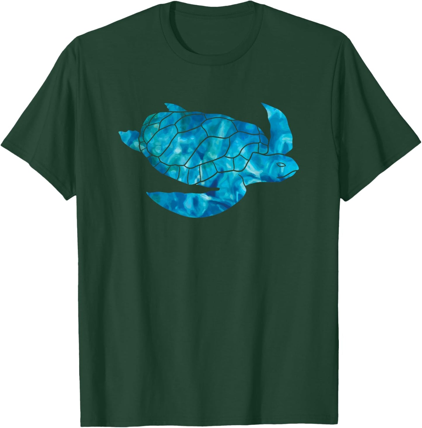 Sea Turtle Lover Ocean Hawaii Sea Animal Tropical T-Shirt - T-Shirt | Forest
