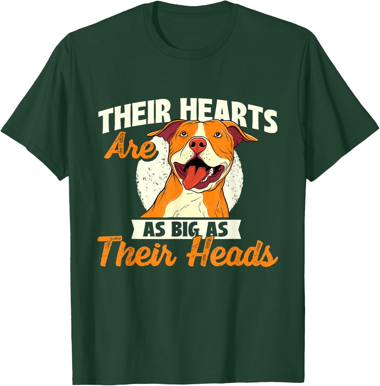 Their Hearts Are As Big As Their Heads - Pitbull Dog Owner Women Kids T-Shirt - T-Shirt | Forest