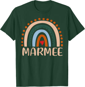 Marmee Rainbow Grandma Cute Mothers Day Funny Marmee T-Shirt - T-Shirt | Forest