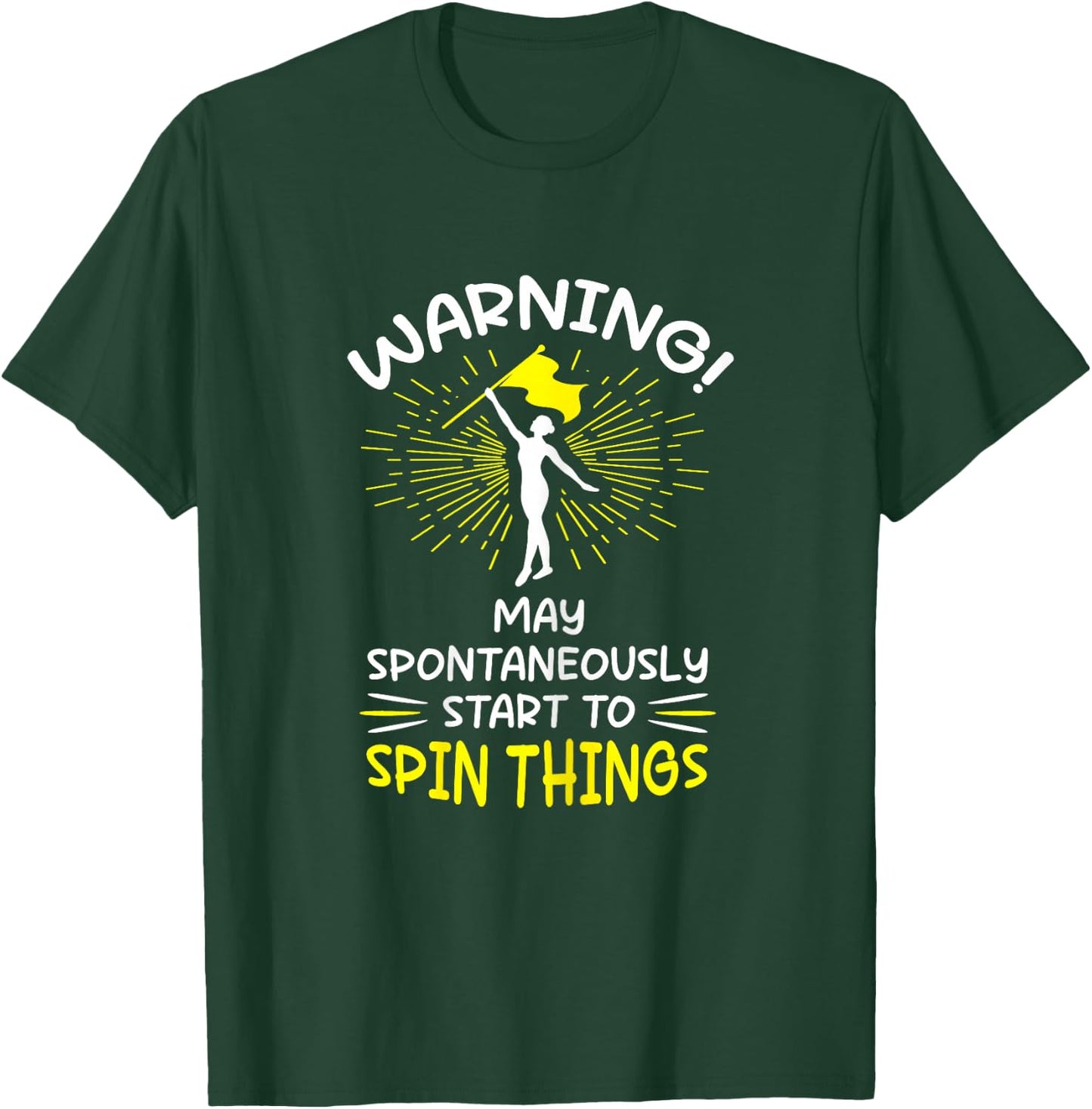 Colorguard Funny Marching Band Gymnastics Dance T-Shirt - T-Shirt | Forest