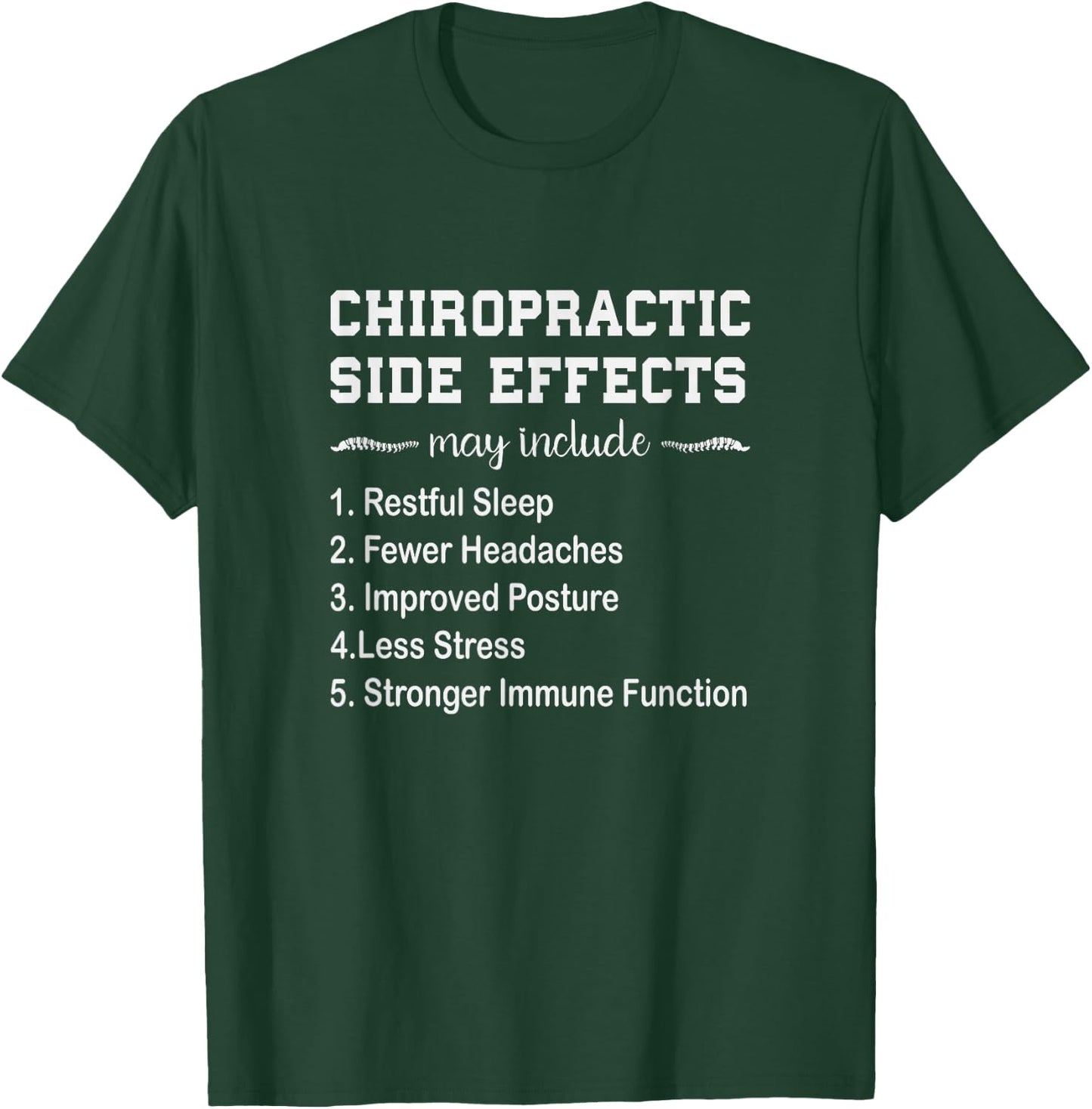 Funny Chiropractic Saying Patriotic Doctor of Chiropractic T-Shirt - T-Shirt | Forest