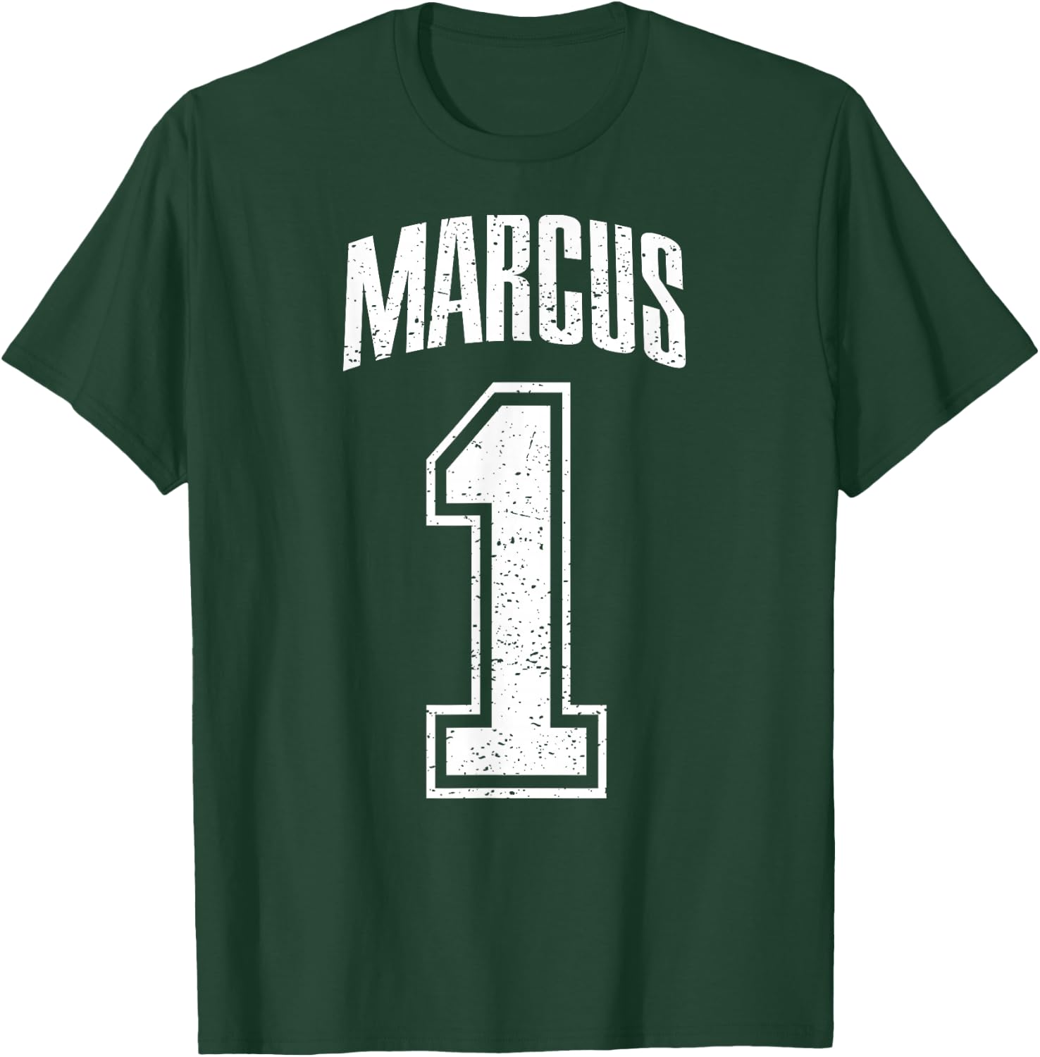Marcus Supporter Number 1 Greatest Fan T-Shirt - T-Shirt | Forest