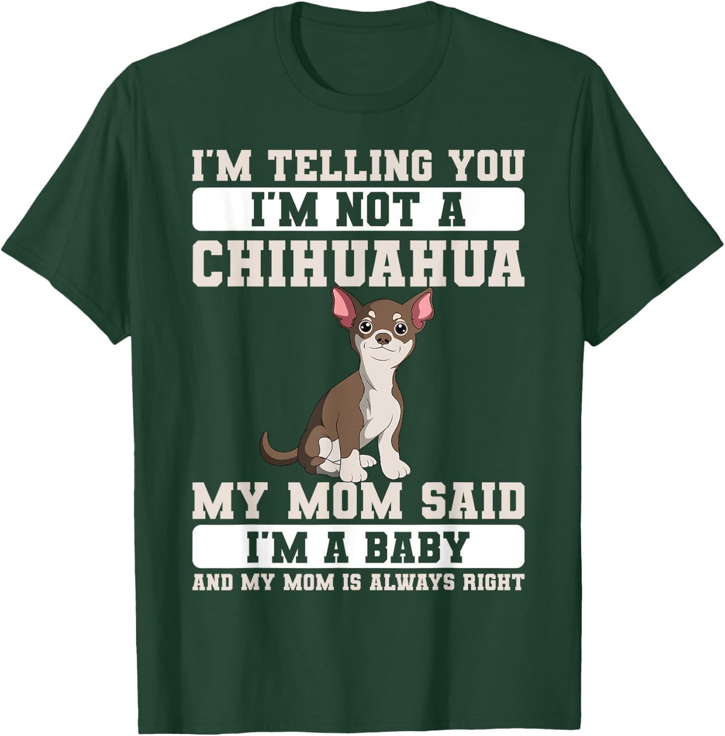Chihuahua Mama Animal Lover Dog Owner Breeder Mother's Day Women Kids T-Shirt - T-Shirt | Forest