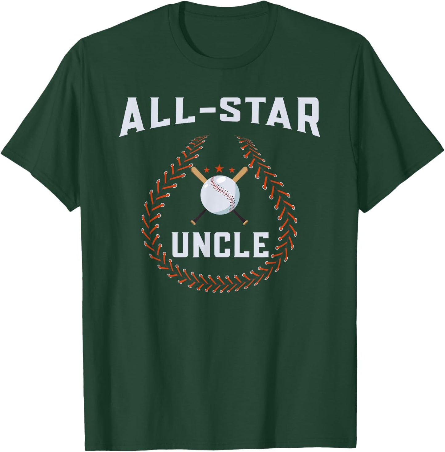 Uncle Baseball for Birthday, Baseball Uncle T-Shirt - T-Shirt | Forest
