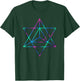 Sacred Geometry Star Tetrahedron Merkaba T-Shirt - T-Shirt | Forest