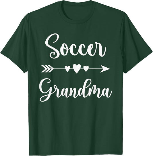 Soccer Grandma Soccer Game Day Cheer Grandma T-Shirt - T-Shirt | Forest
