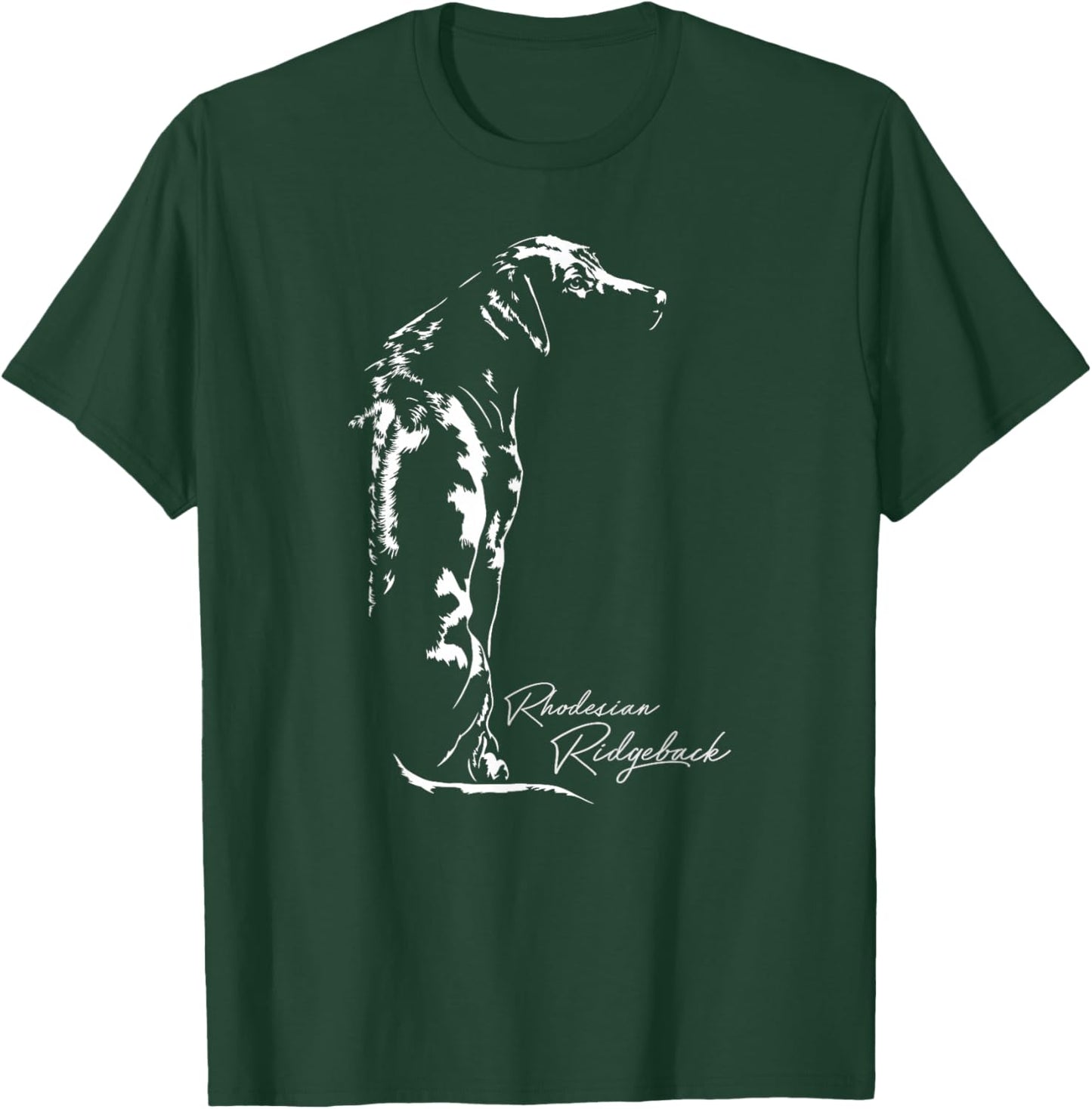 Rhodesian Ridgeback dog shirt funny Gift T-Shirt - T-Shirt | Forest