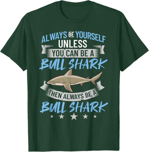Bull Shark Teeth Animal Funny Ocean T-Shirt - T-Shirt | Forest
