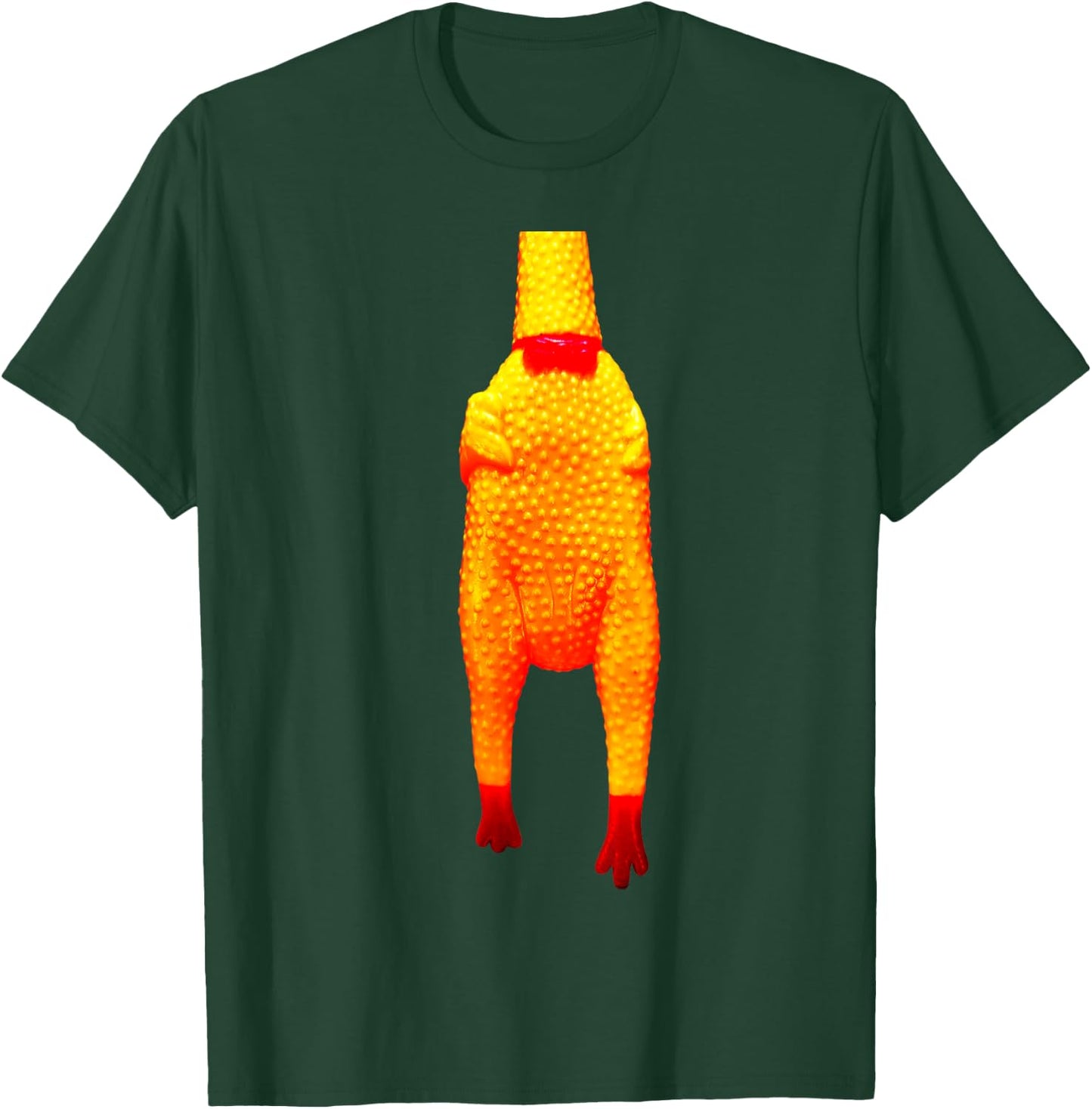 Rubber Chicken Costume For Kids Women Adult Spirit Animal T-Shirt - T-Shirt | Forest