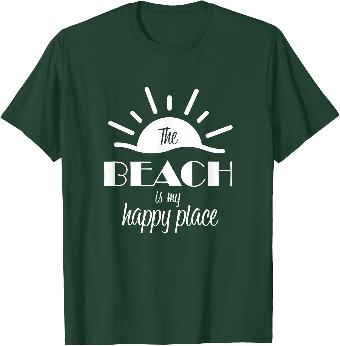 The Beach is My Happy Place T-Shirt - T-Shirt | Forest
