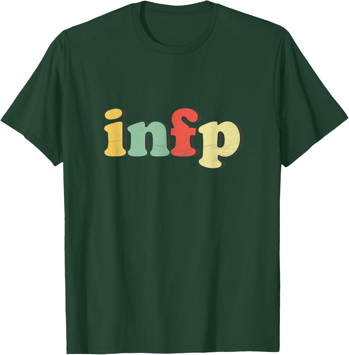 Funny Vintage "INFP" - Retro INFP T-Shirt - T-Shirt | Forest