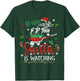 Be Nice To The Emergency Room Tech Christmas Holiday Pajama T-Shirt - T-Shirt | Forest