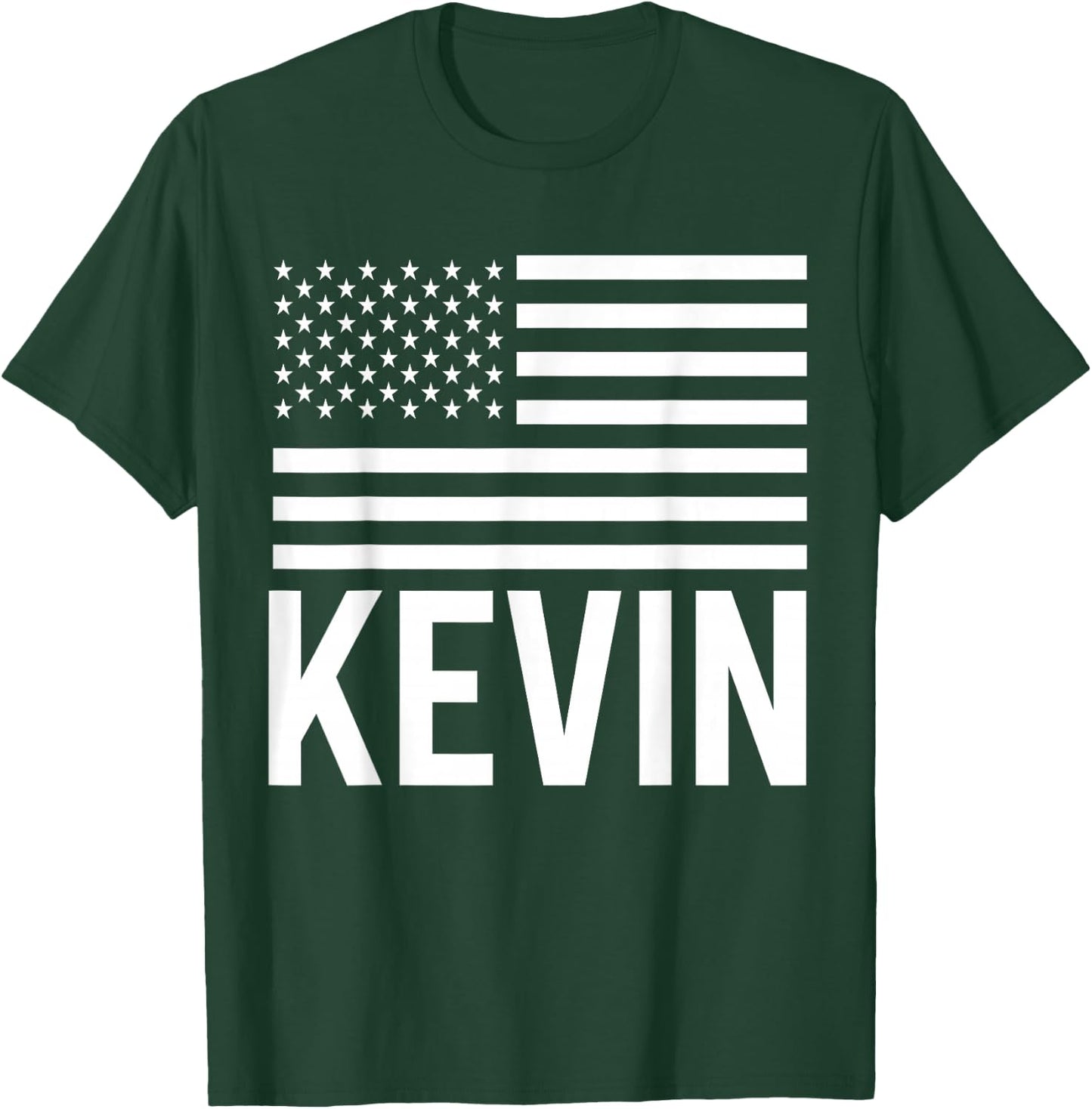 Kevin Forename Birthday Personalized Name Usa T-Shirt - T-Shirt | Forest