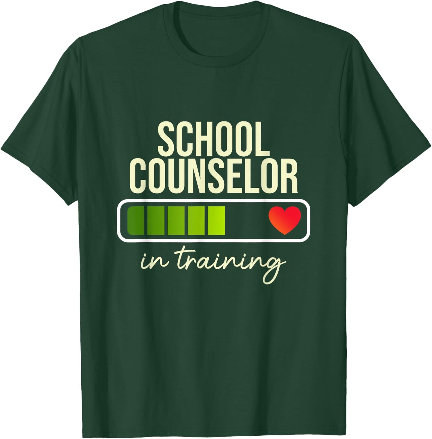 School Counselor In Training Appreciation Week Graphic T-Shirt - T-Shirt | Forest