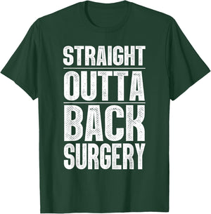 Funny Back Surgery Women Spine Post Surgery Recovery T-Shirt - T-Shirt | Forest