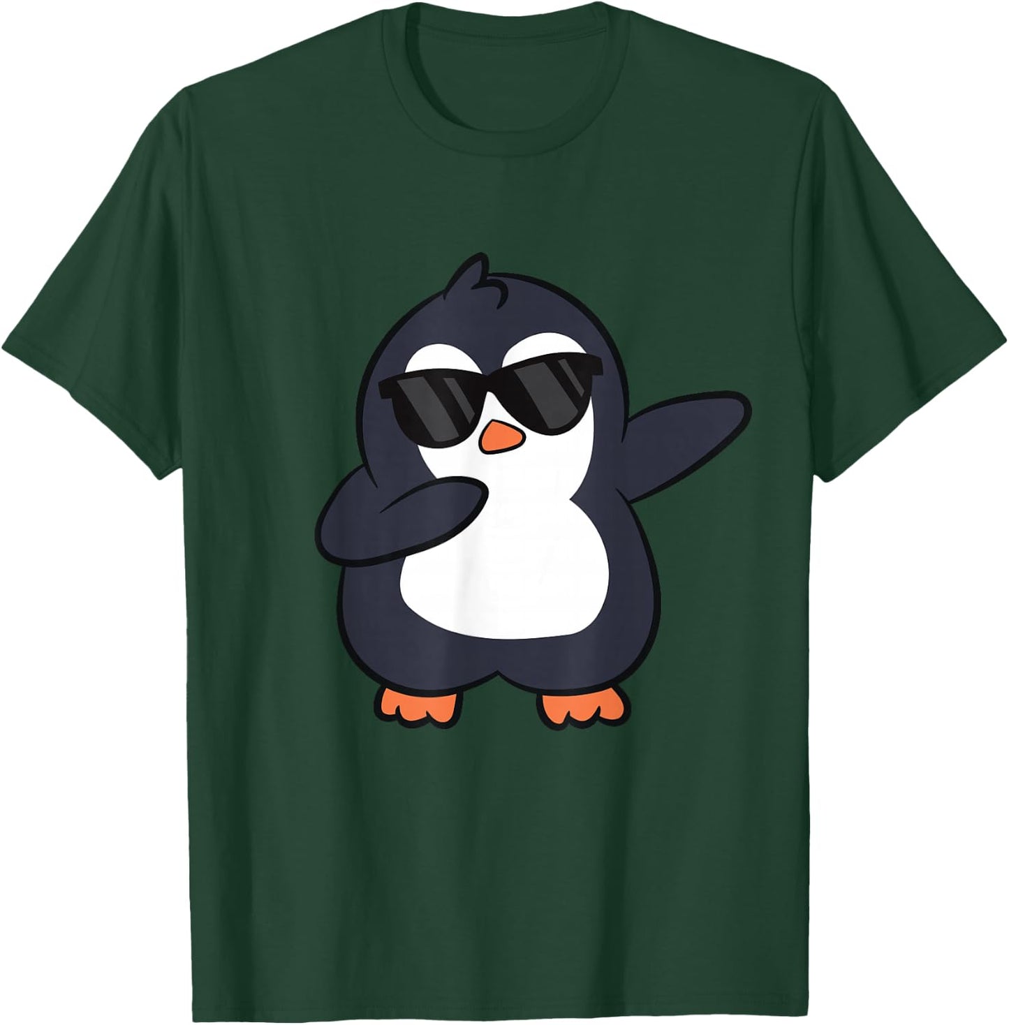 Dabbing Penguin Cute Dabbing Penguin T-Shirt - T-Shirt | Forest