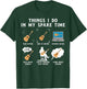 Things I Do In My Spare Time Funny Guitar T-Shirt - T-Shirt | Forest
