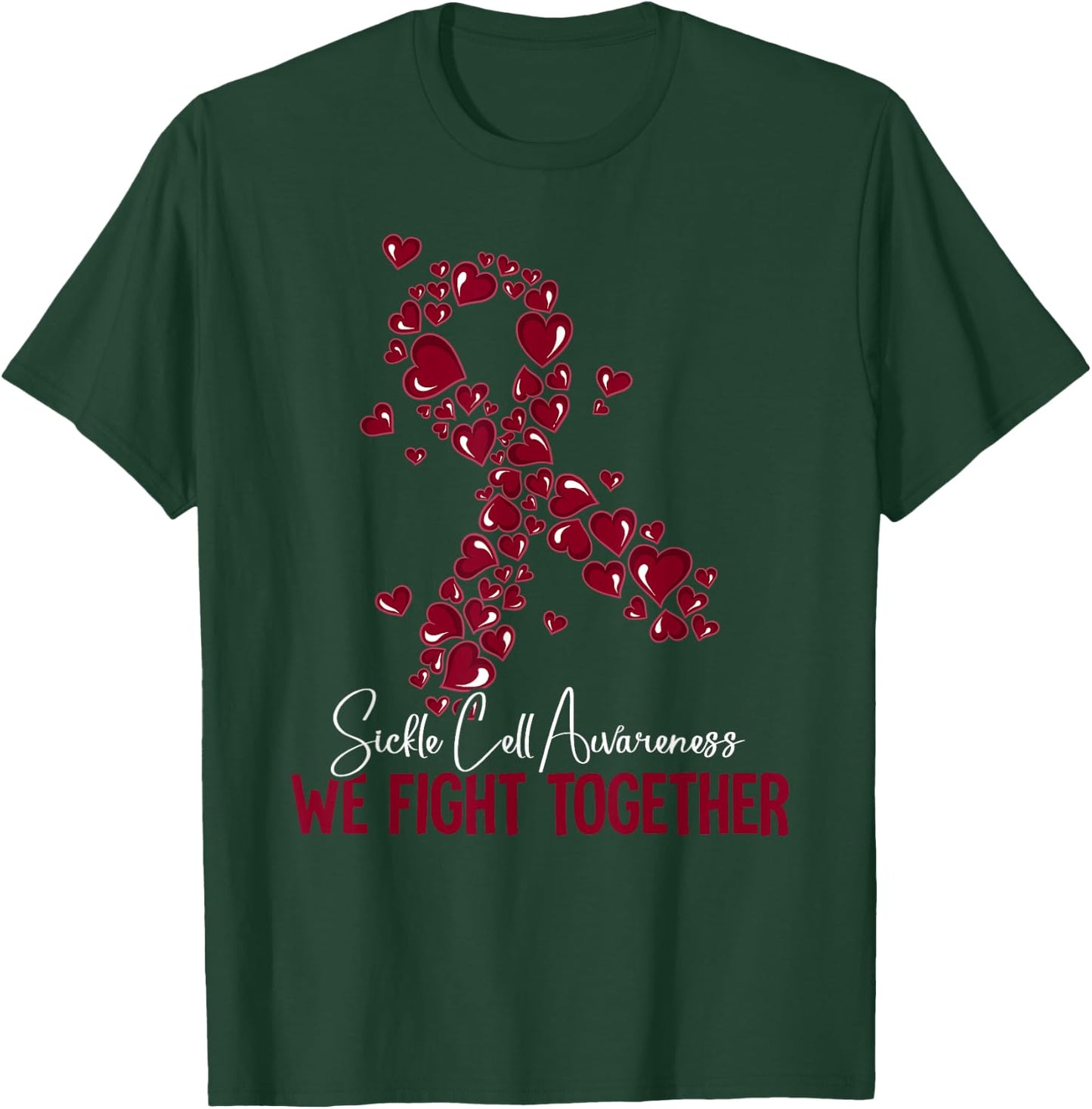 Sickle Cell Awareness T-Shirt - T-Shirt | Forest