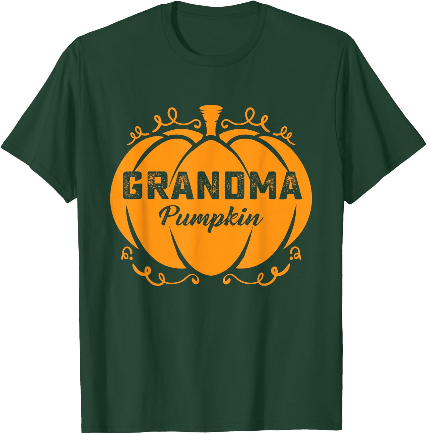 Grandma Pumpkin Funny Halloween Family Costume Thanksgiving T-Shirt - T-Shirt | Forest