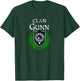 Clan Gunn Surname Scottish Clan Crest Tartan Badge T-Shirt - T-Shirt | Forest