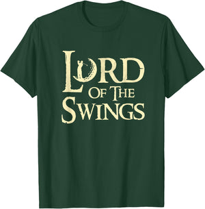 Lord of the Swings Funny Golfing T-Shirt - T-Shirt | Forest