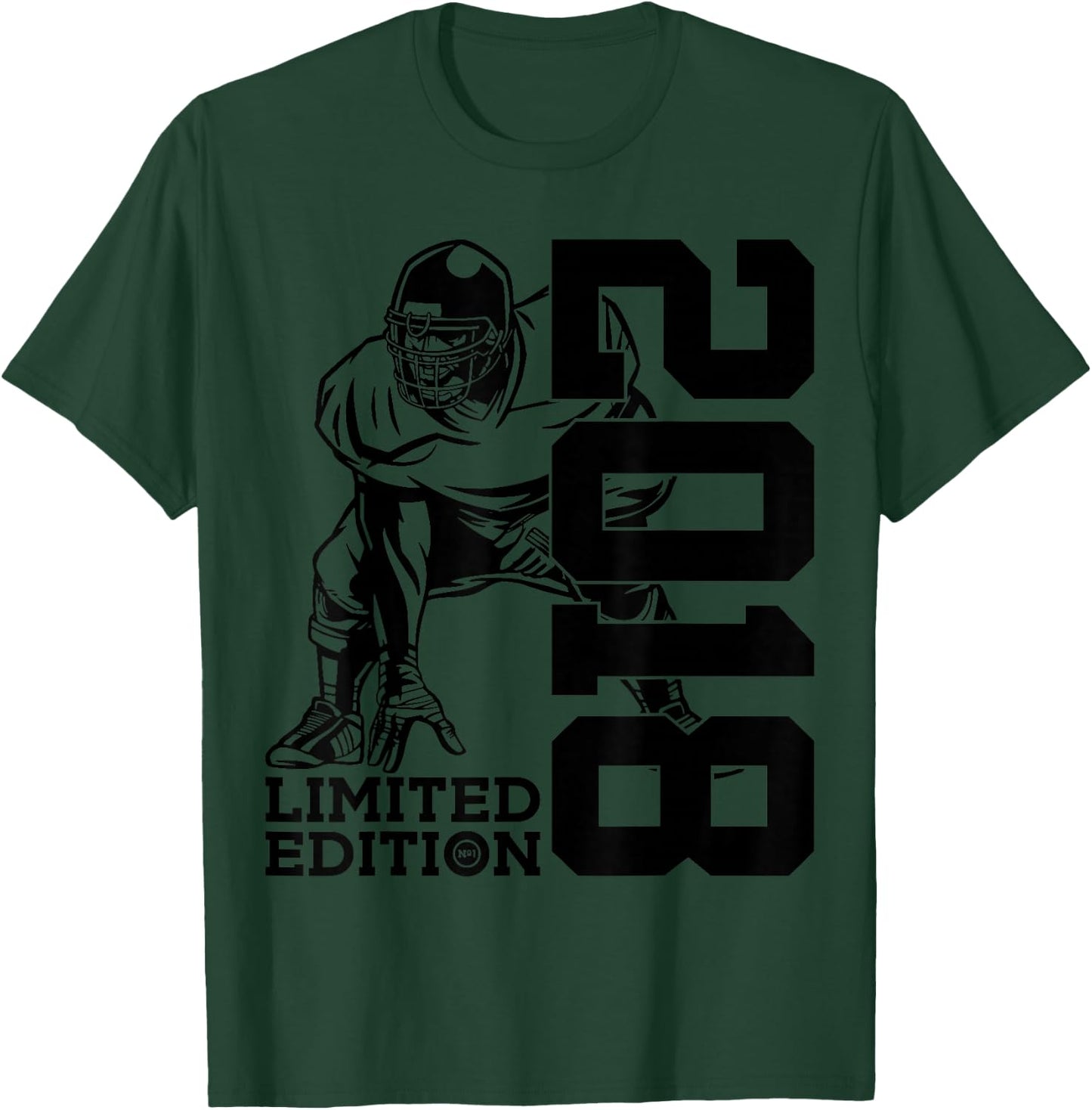8th BIRTHDAY FOOTBALL LIMITED EDITION 2018 T-Shirt - T-Shirt | Forest