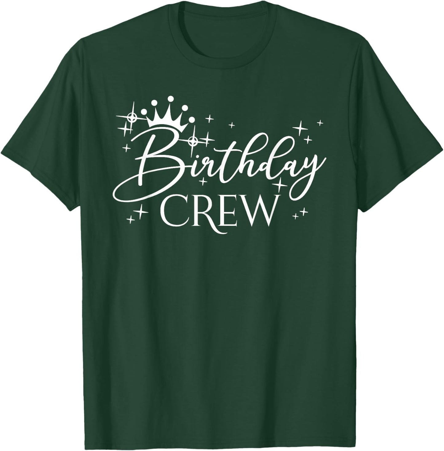Birthday Crew Women and Girls, Group Matching Birthday Party T-Shirt - T-Shirt | Forest