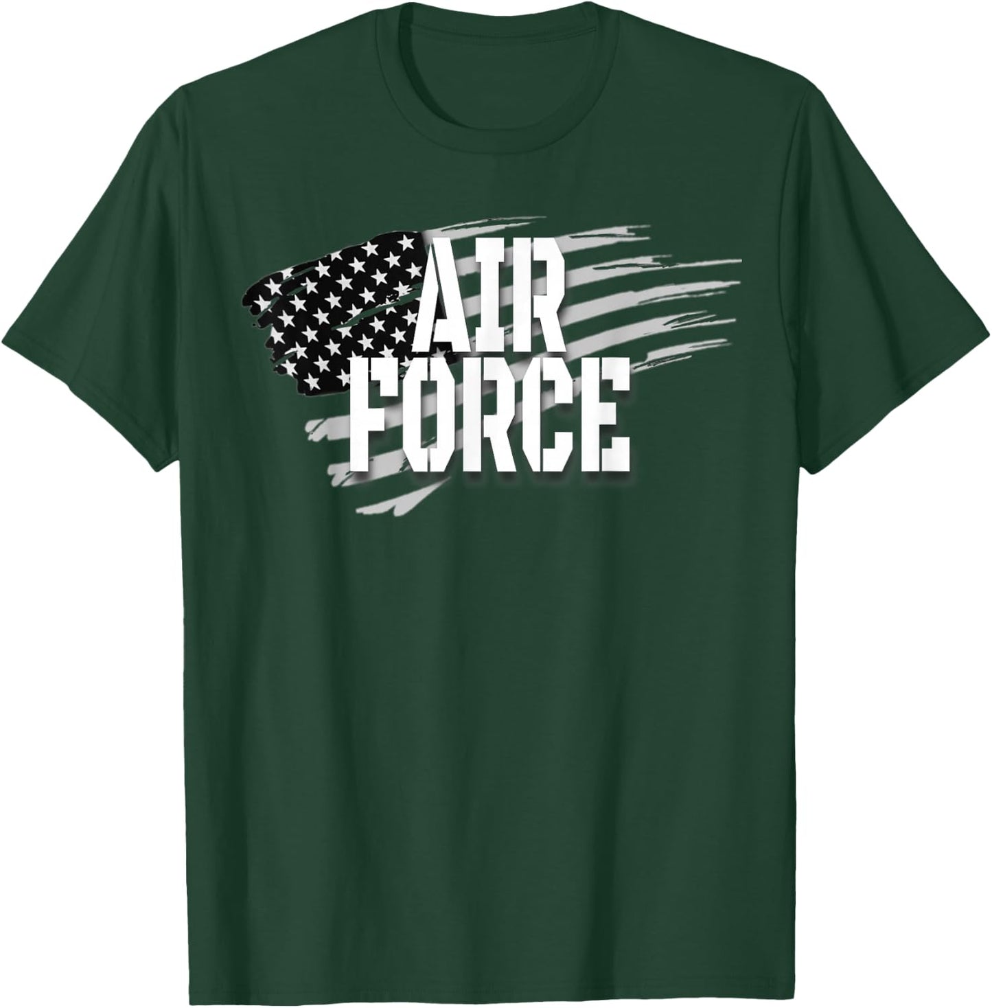 Air Force Memorial Day Veterans Day 4th of July Military T-Shirt - T-Shirt | Forest