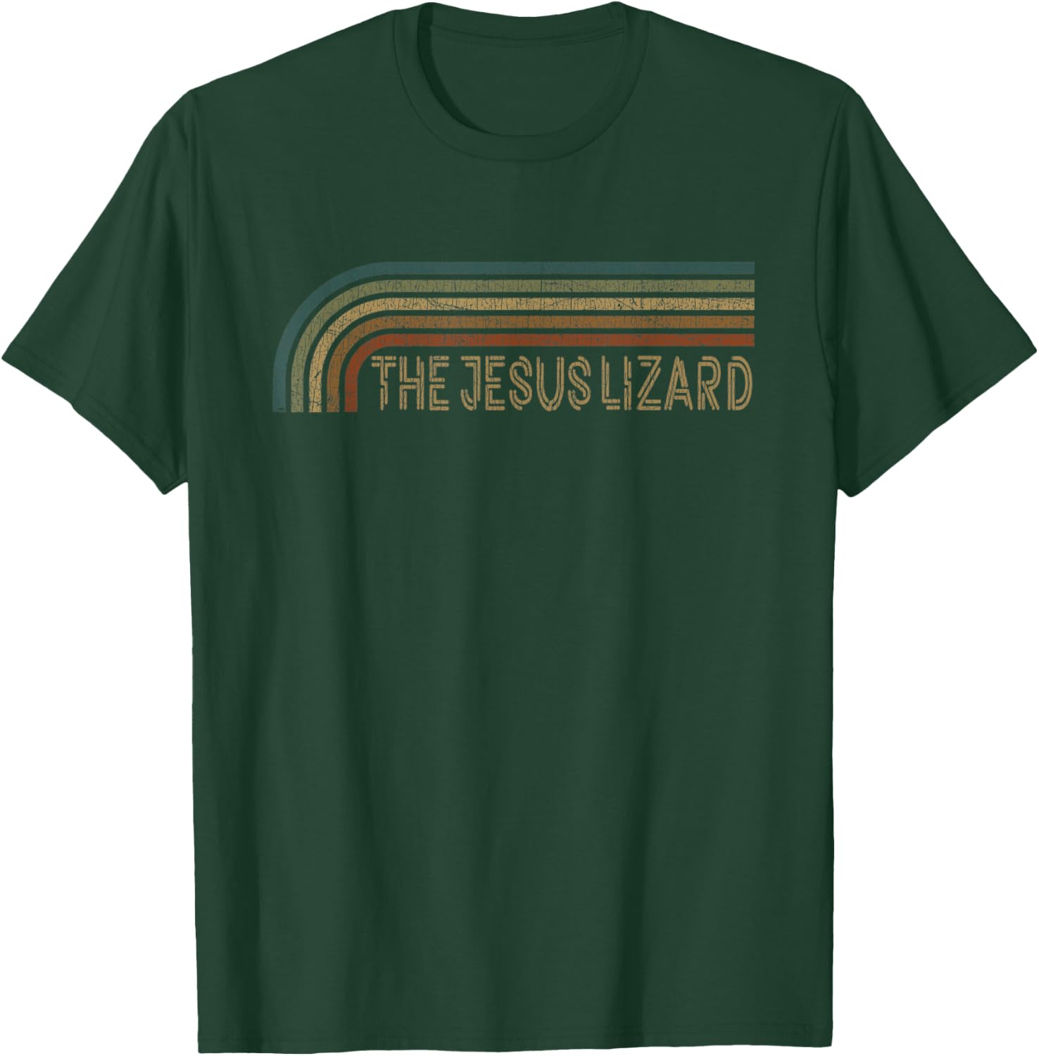 Vintage The Jesus Lizard Retro Stripes Musician T-Shirt - T-Shirt | Forest