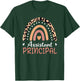 Assistant Principal Leopard Rainbow Appreciation Women Small T-Shirt - T-Shirt | Forest