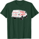 Redds Threads -Adults - Free Candy - Come On In - Creepy Van - Black - Small - Short Sleeve - Modern - Humorous Design T-Shirt - T-Shirt | Forest